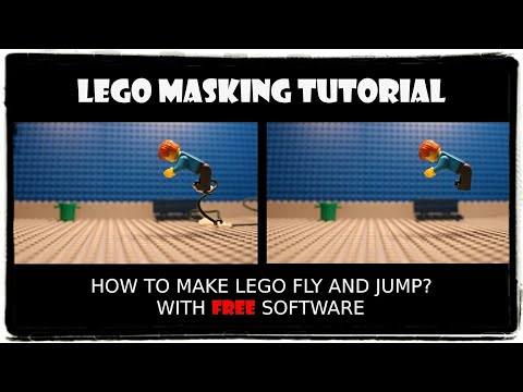 LEGO MASKING TUTORIAL: How to make LEGO fly and jump (with FREE SOFTWARE)? LEGO MASKING TUTORIAL: How to make LEGO fly and jump (with FREE SOFTWARE)?