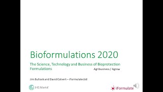 Webcast: Bioformulations 2020 - Webcast: rapid growth seen in biocontrol formulations