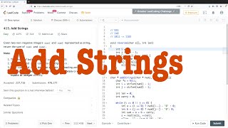 Leetcode 415: Add Strings