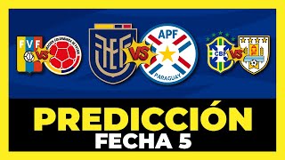 Análisis y Predicción Fecha 5 Hexagonal Final Sudamericano Sub20 ⚽🏆