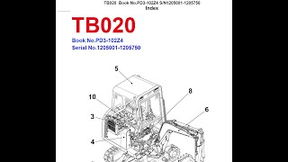 Takeuchi TB020 - Parts Catalog