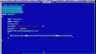 String Count in C Program Tamil