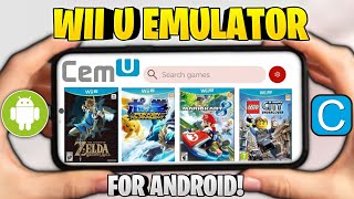 🔥CEMU ANDROID V16 - SETUP/BEST SETTINGS/GAMEPLAY! BEST WII U EMULATOR\