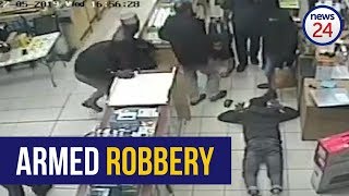 WATCH: Armed assailants steal thousands in cash and merchandise from Polokwane cellphone store