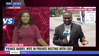 Prince Harry, Wife Meghan in Private Meeting with Chief of Defence Staff