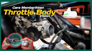 membersihkan throttle body pada motor vixion