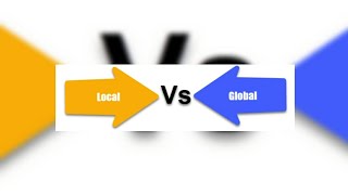 local and global variables in javascript with examples| what is local and global variables | #shorts
