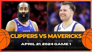 🏀HARDEN SHOW | LOS ANGELES CLIPPERS VS DALLAS MAVERICKS GAME 1 FULL HIGHLIGHTS | 2024 PLAYOFFS🏀