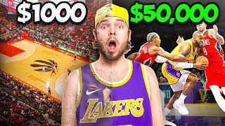 $1,000 vs $50,000 NBA All-Star Experience!