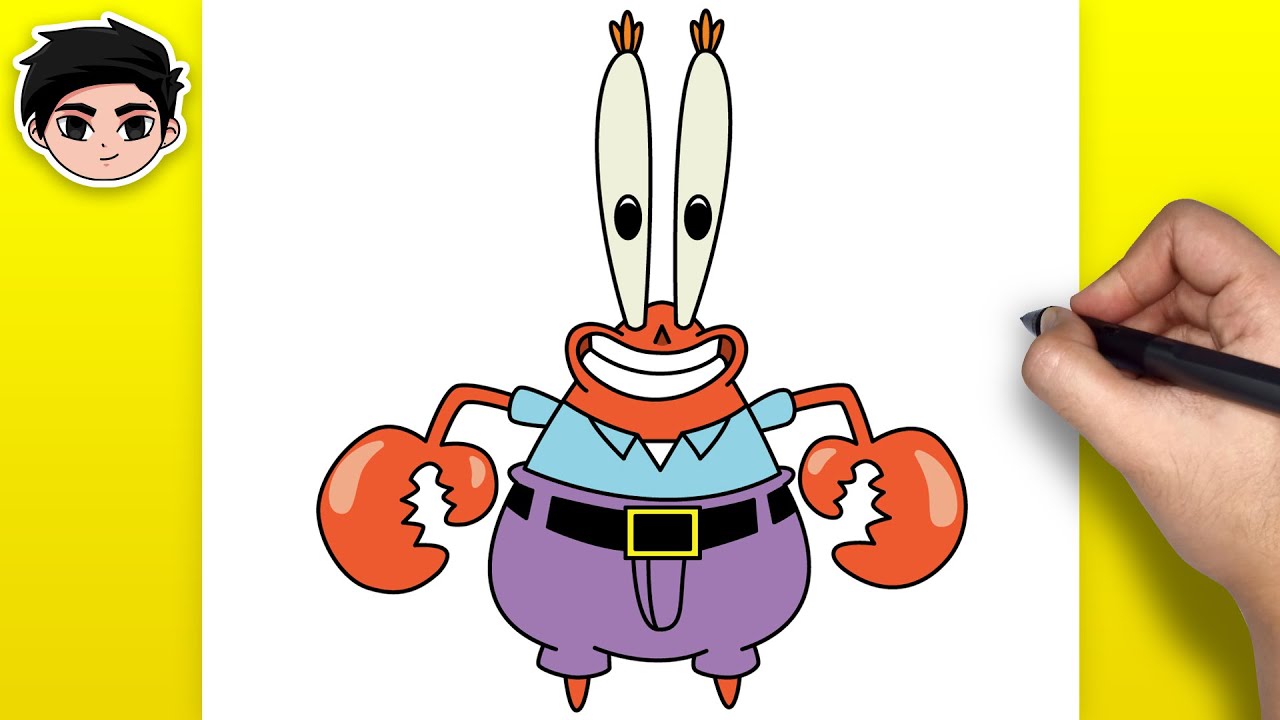 Mr Krabs Drawing Nickelodeon Spongebob Squarepants Animation Art
