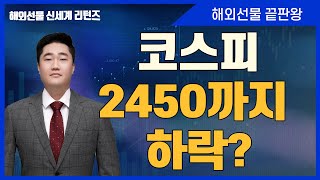 코스피 2450까지 하락?