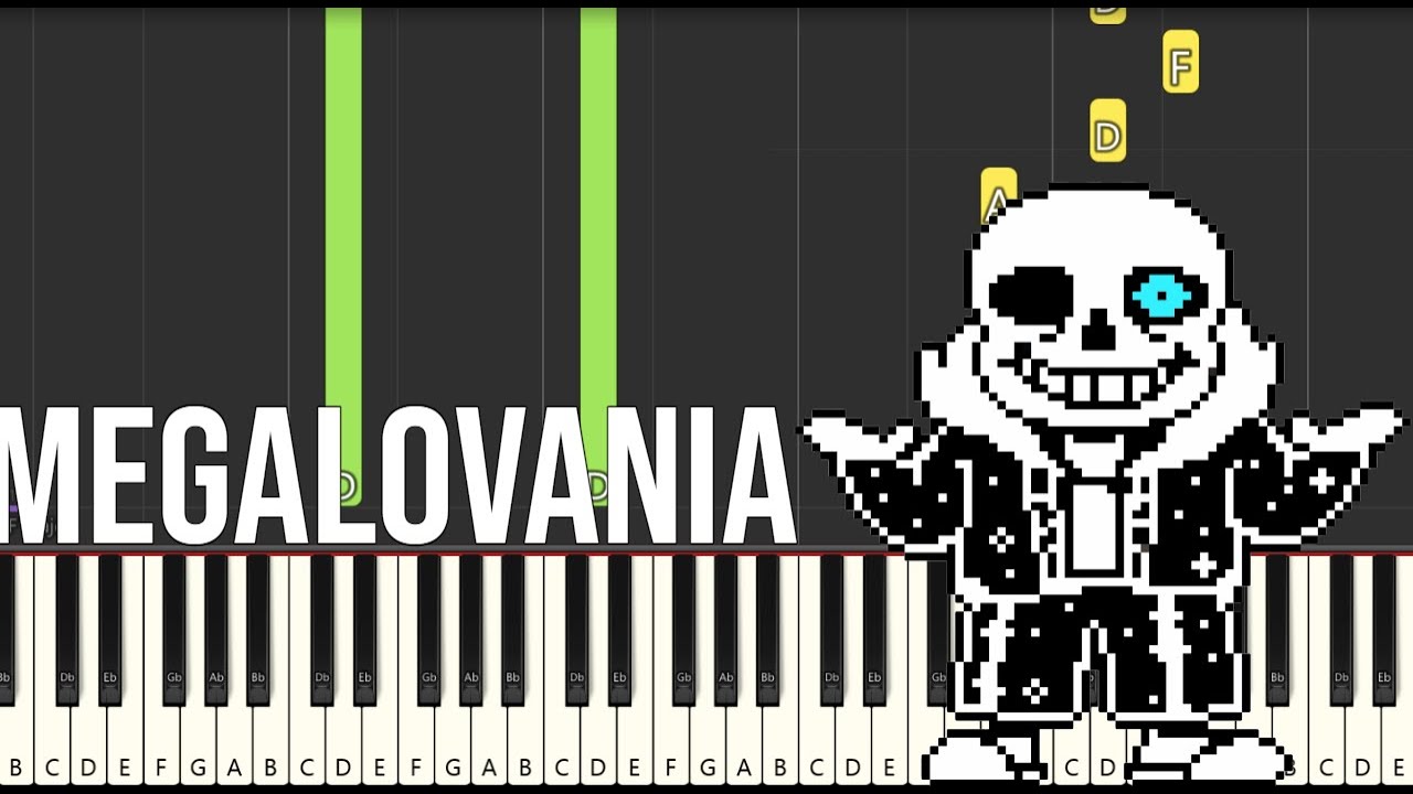 Megalovania - Undertale | Piano Tutorial - YouTube