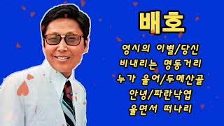 배호 베스트 히트곡, 노래모음 연속듣기 1시간