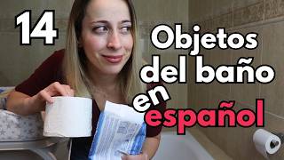 Cómo se llaman estos objetos del BAÑO en español | Everyday objects in Spanish