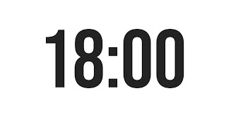 18 MINUTE TIMER - COUNTDOWN TIMER (MINIMAL)