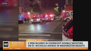 2 men shot overnight in Washington Heights