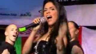 Eurovision 2008 - party - Ani Lorak's shady lady and Morena's Vodka (Ukraine and Malta)