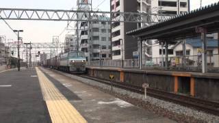 2073レ　EF66  103　鮫　代走　　東加古川駅　英賀保駅　2011年3月20日