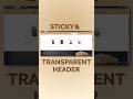 Elementor Sticky Header Color Change on Scroll – Quick & FREE 🚀🆓