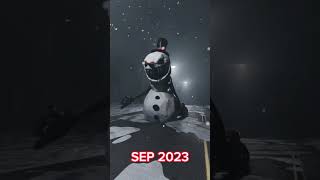 Evolution of Evil Snowman #shorts #evolution