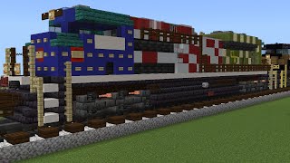 Minecrafting Tutorial - KCS 4006 Veteran's Locomotive How to Build.