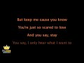 lisa loeb stay i missed you karaoke version