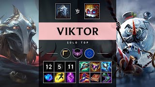 Viktor Top vs Heimerdinger: Triple Kill, Legendary - EUW Master Patch 14.24