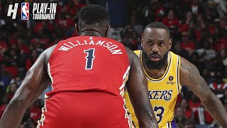Lakers vs Pelicans - Final 3 Minutes 🔥 2024 NBA Play-In