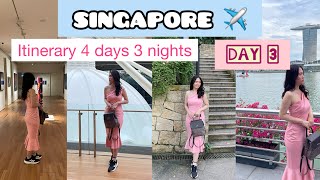 Itinerary Trip To Singapore 4 Days 3 Nights | Day 3 - Merlion Park | Marina Bay Sands 🌎✈️