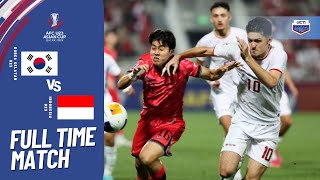 AFC U23 ASIAN CUP QATAR 2024 - QUARTER FINAL INDONESIA (2) VS (2) SOUTH KOREA -