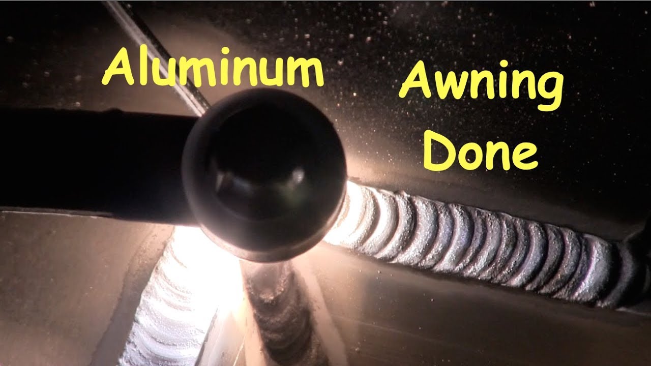 Aluminum Spool Gun Welding Awning Project With PlasmaCam - YouTube