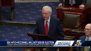 Mitch McConnell not seeking reelection to Senate