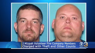 2 Mizpah Volunteer Firefighters Facing Misconduct, Theft Charges