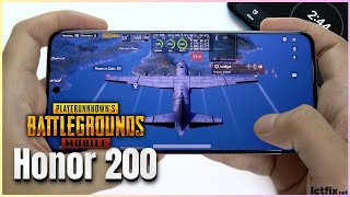 Honor 200 PUBG Mobile Gaming test | Snapdragon 7 Gen 3, 120Hz Display