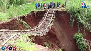 Landslide under tracks at Thogoto disrupts Nairobi-Kisumu train services