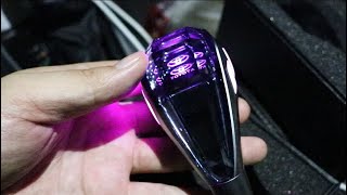 Toyota Crystal Shift Knob LED Light Illuminated Shifter Installation