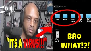 Streamer Lacari Accidentally Leaks his CP FOLDER!?!