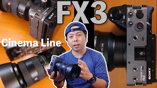 【カメラ】SONY FX3 ! 動画特化型シネマラインカメラの魅力！