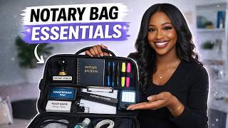 What’s In My Notary Bag? | 25 Must-Have Notary Supplies (Mobile Notary Tips)