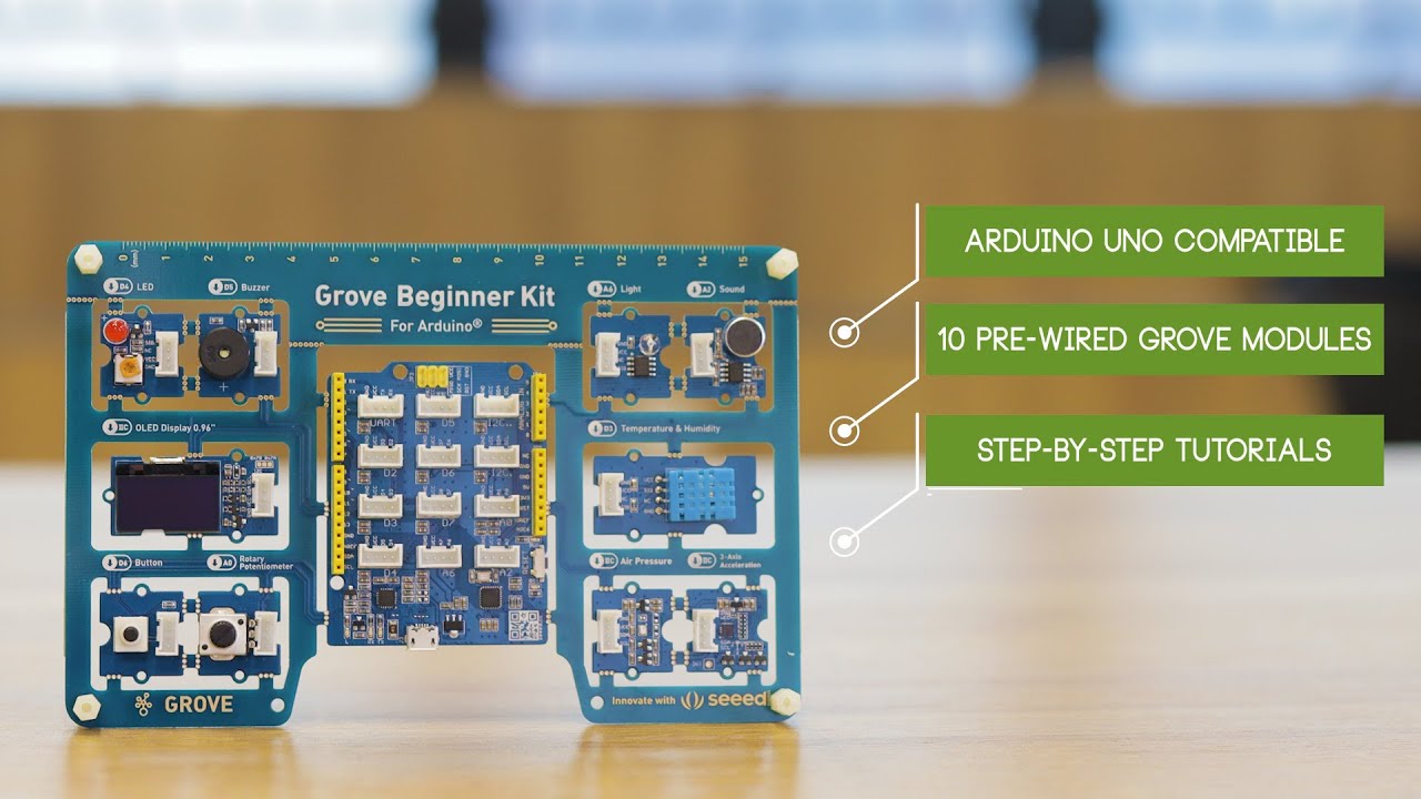 Easiest Way To Start With Arduino - Grove Beginner Kit For Arduino ...