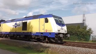 Diesel Locomotive - Series 246 on 01.09.2017 at Neu Wulmsdorf - Short Clip