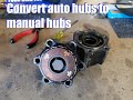 Nissan Patrol - Convert your wheel hubs from automatic to manual