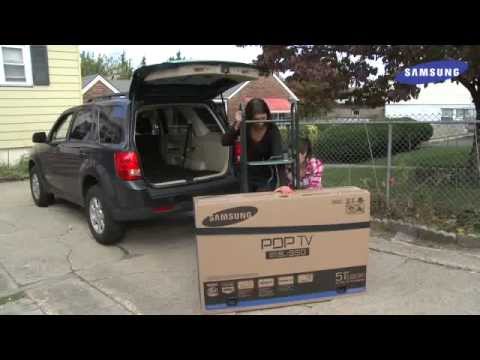 Is it OK to transport a TV flat?