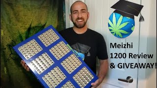 What Are Meizhi Lights Like? Review \u0026 GIVEAWAY Of Meizhi 1200 LED Grow Light