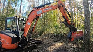 MUNCHIE RETURNS TO TARZAN'S JUNGLE! Mulching For A Farm Pond!