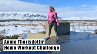 Day 7 | Home Workout - ANNIE THORISDOTTIR - Tabata Air Squat / Jump Squat Challenge