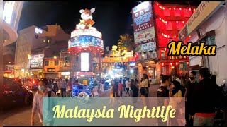 Nightlife of Melaka November 2021 | top places to go in Melaka at night | Night scene of Melaka 2021