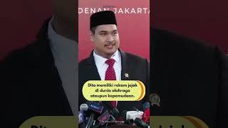 Geser Nadiem, Menpora Dito Ariotedjo Menteri Termuda Kabinet Jokowi