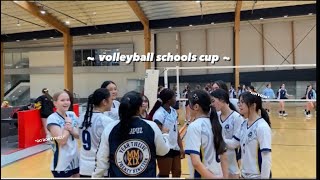 VOLLEYBALL SCHOOLS CUP TOURNAMENT!! *vlog*