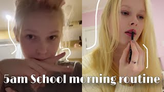 5am School morning routine!